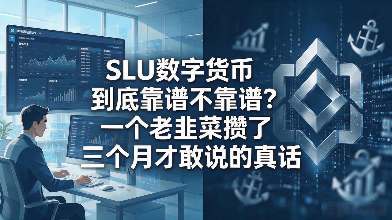 SLU数字货币到底靠谱不靠谱？一个老韭菜攒了三个月才敢说的真话