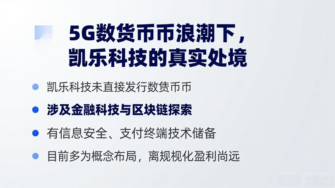 5g数字货币凯乐科技_凯乐科技5G业务发展_凯乐科技数字货币概念分析
