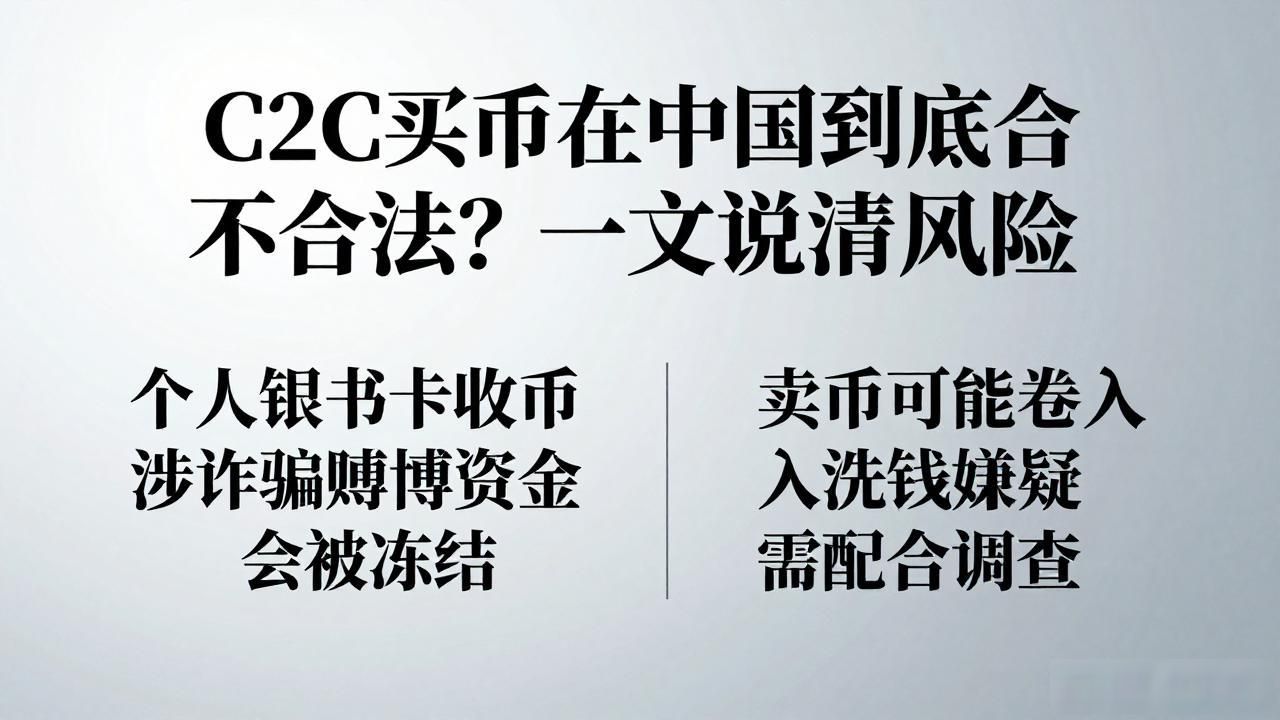 c2c交易数字货币中国合法吗_中国C2C数字货币交易合法性_C2C数字货币交易风险